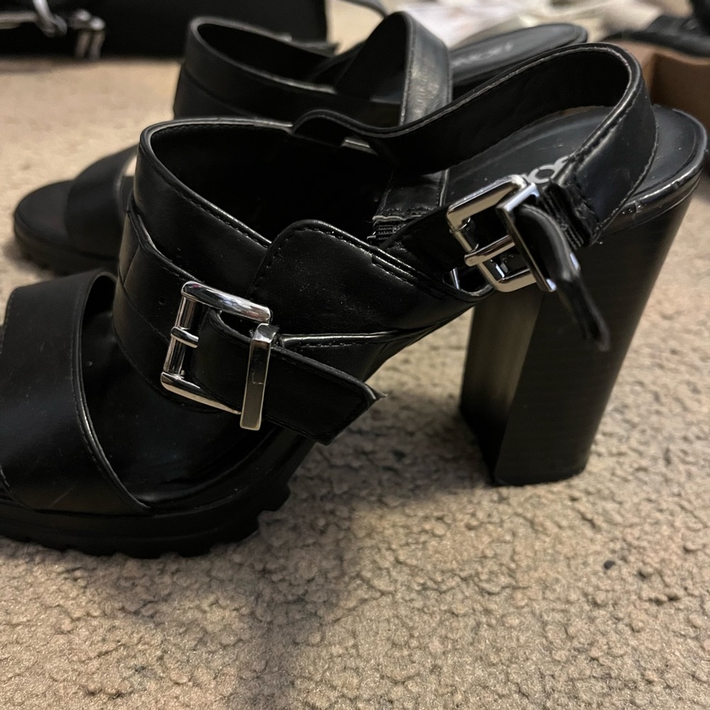 Black heels
